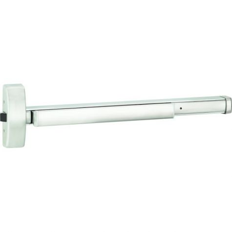 Stanley Precision 21086303 3' Apex Rim Wide Style Exit Device for Keyed Lever Satin Stainless Steel Finish