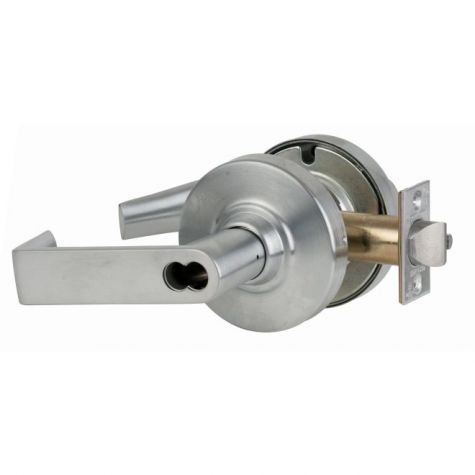 Schlage Commercial ND53BDRHO626 ND Series Entry Small Format Less Core Rhodes with 13-247 Latch 10-025 Strike Satin Chrome Finish