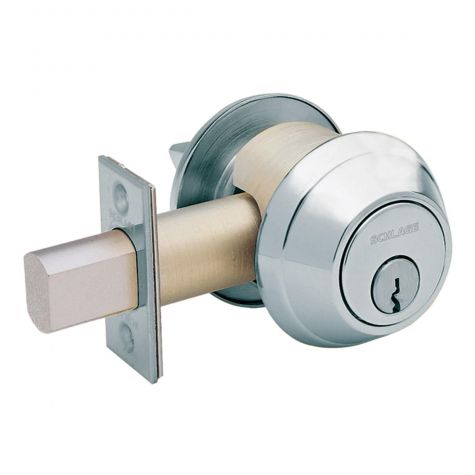  Schlage Commercial B660 Grade 1 Single Cylinder Deadbolt with 12297 Latch and 10094 Strike (Choose Finish, Choose Keyway)