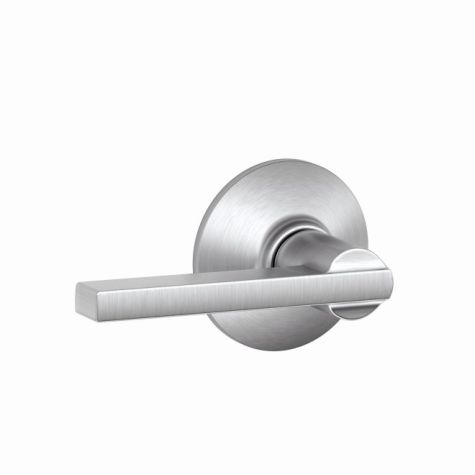 Schlage Residential F10LAT626 Latitude Lever Passage Lock with 16080 Latch and 10027 Strike Satin Chrome Finish