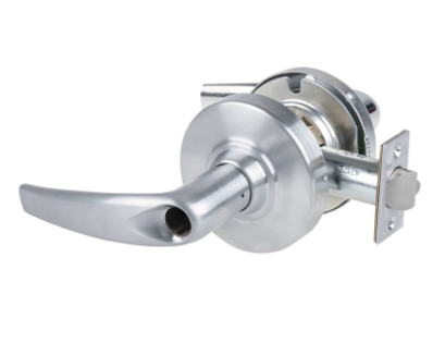 Schlage Commercial ND53LDATH626 ND Series Entry Less Cylinder Athens with 13-247 Latch 10-025 Strike Satin Chrome Finish